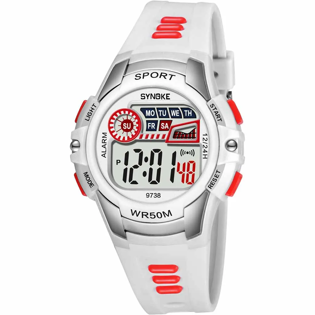 

Children's luminous alarm multi-function electronic watch fashion luminous waterproof multi-function electronic watch ас 50*